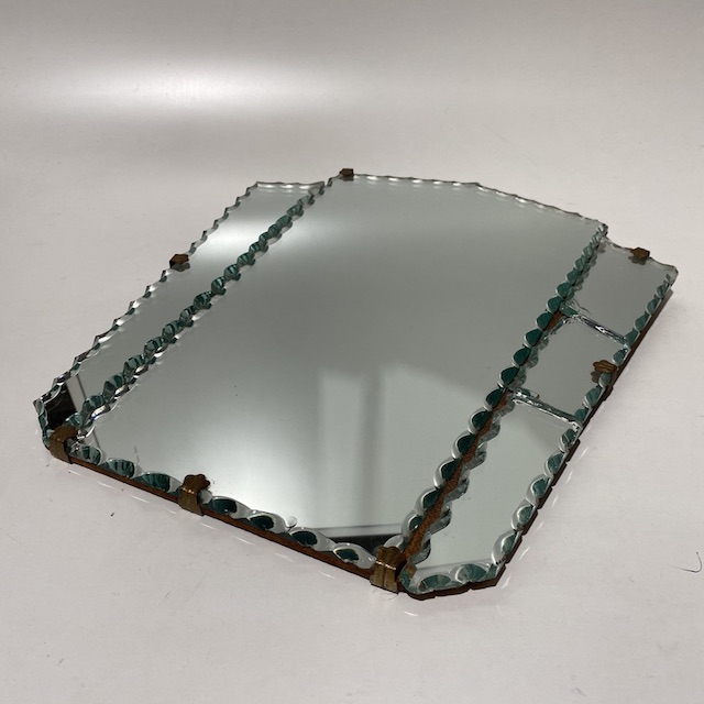 MIRROR, Vintage Deco 3 Panel (Broken RHS)